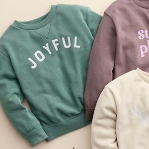 NEW🎄JOYFUL Sweatshirt by Little Co. SZ 3T